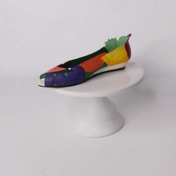 JUST THE RIGHT SHOE by Raine 2000 Fruity Beverly Feldman Figurine #25320 - Picture 3 of 6